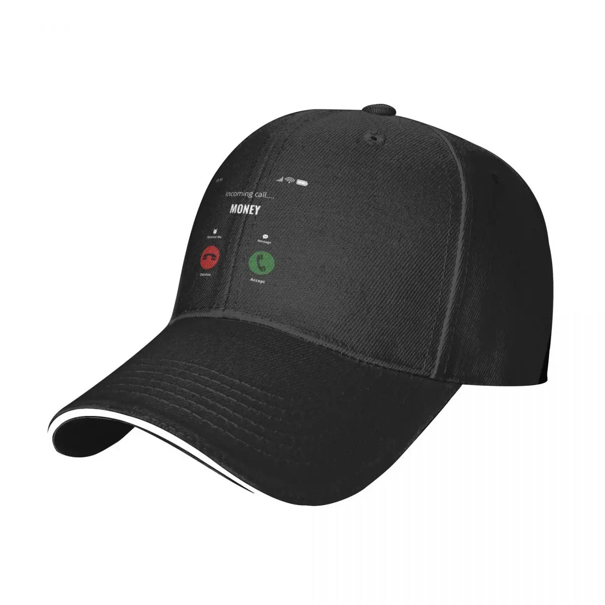 Incoming Call Money - Money Call Screen Baseball Cap Luxury Hat Sun Hat For Children Cosplay Women's Beach Visor Men's