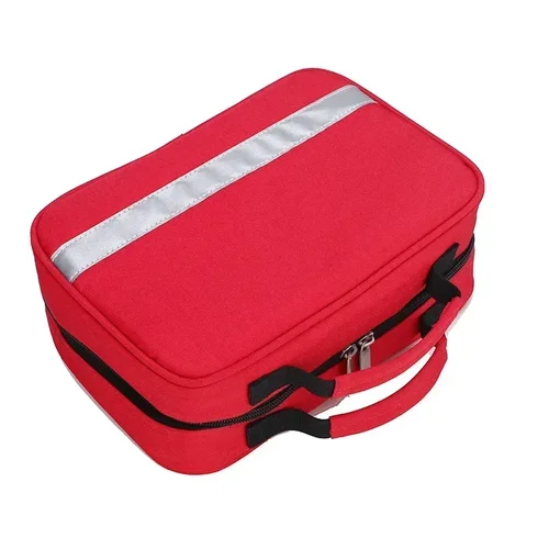 Imagen 2 del producto Bolsa de primeros auxilios médica familiar para exteriores, Kit de emergencia refrigerado portátil a pequeña escala, bolsa de viaje deportiva resistente al desgaste impermeable
