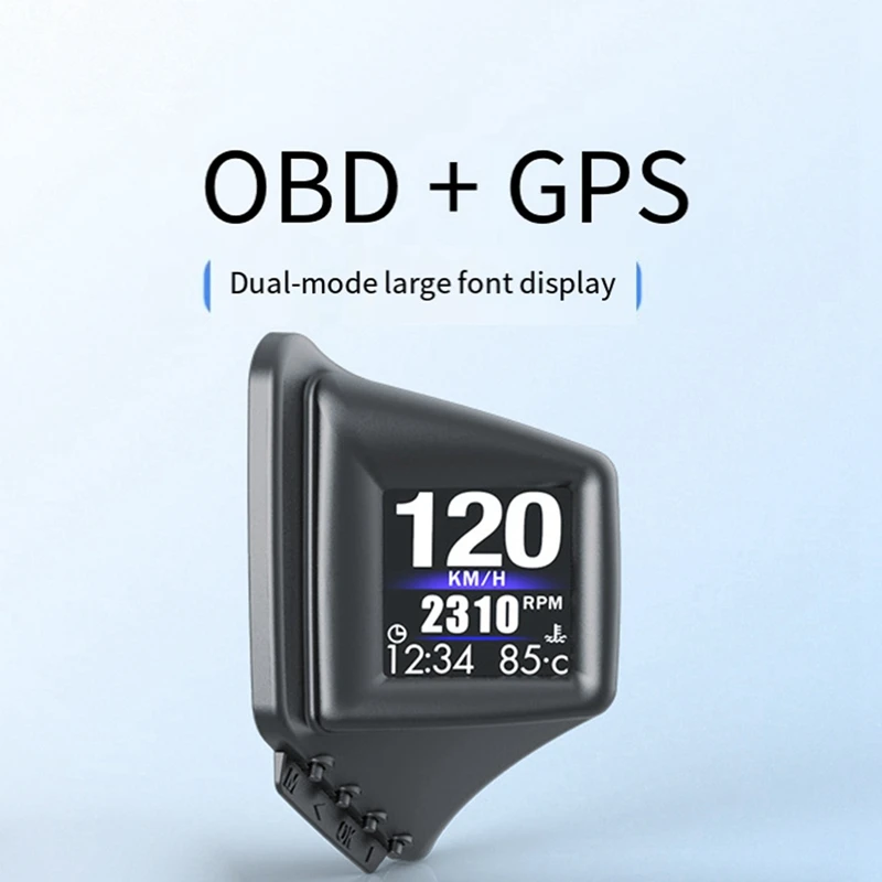 OBD+GPS Car Driving A401 Head Up Display Speedometer Oil Pressure Water Temp Fuel Consumption On-Board Computer