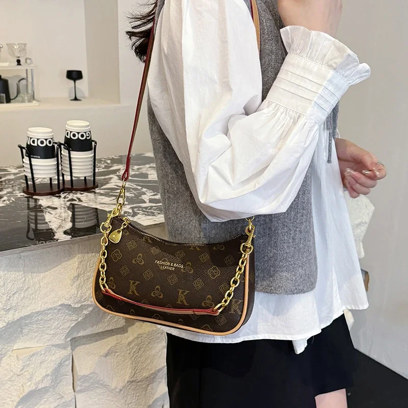 

Diaper Bag Luxury Original Crossbody Bag Elegant Leather Designer Handbag For Women Stylish Textured Vintage Tote