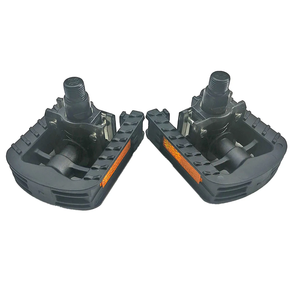 Foldable Pedals Bike Foldable Pedals Cycling Anti Slip Nylon Tread + Steel Axis For Folding Bikes Driver’s Cars