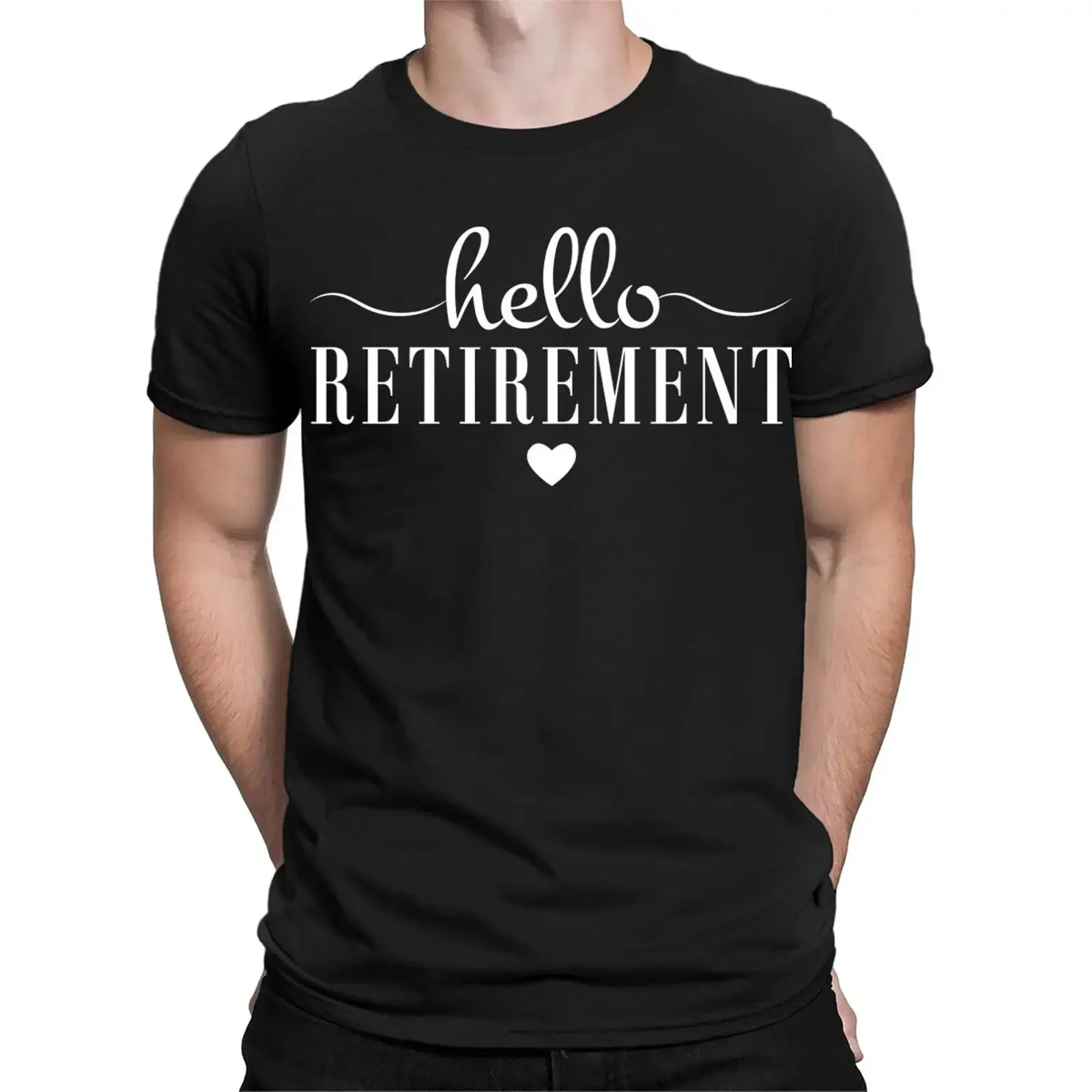 Lustige Herren T Shirt Hallo Ruhestand Start neue Reise Freiheit genießen Oberteil TA 89 vintage Washed graphic fashion Stylish