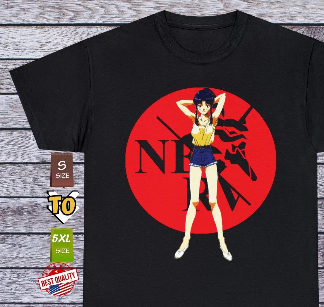 

Misato T Shirt Anime ClothingEvaEcchi Hentai Material Tee Manga