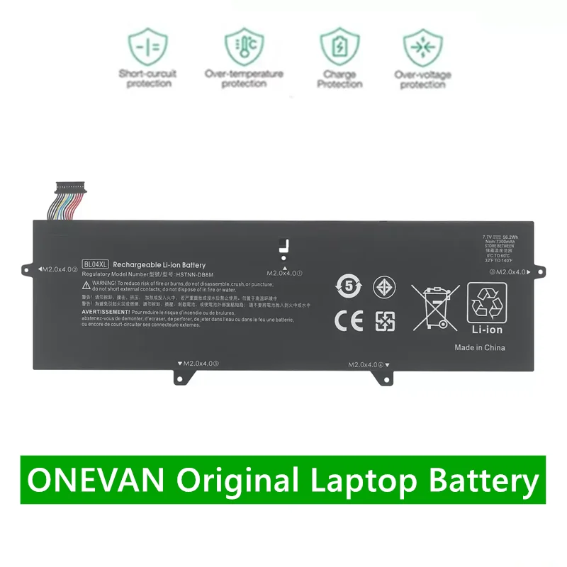 ONEVAN BL04XL HSTNN-DB8M Laptop Battery For HP EliteBook X360 1040 G5 G6 Series HSTNN-UB7N HSTNN-DB8M L07041-855 L07353-2C1