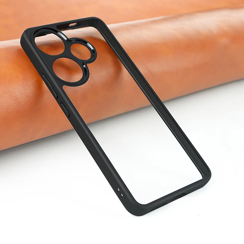 

For Xiaomi POCO F6 Case Silicone TPU Transparent Shockproof Phone Protector Case POCO F6 Cover POCO F6 Pro Case