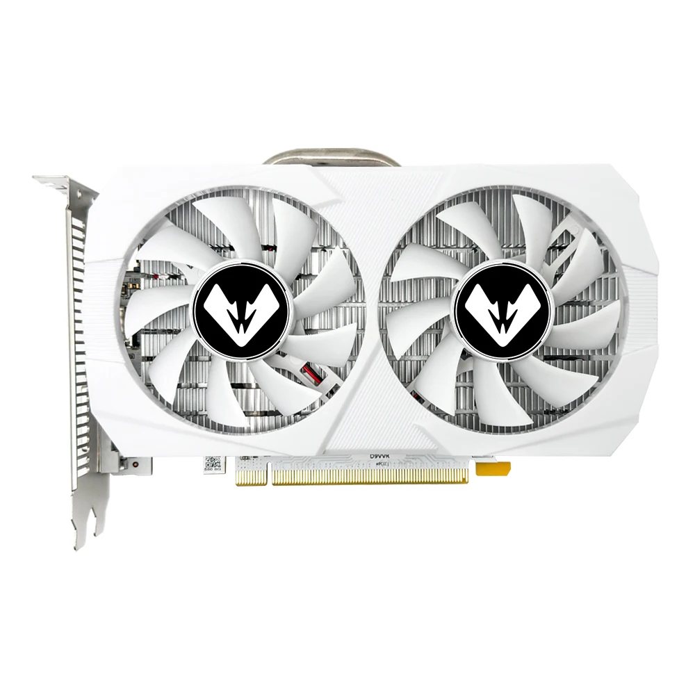 MOUGOL New Video Card AMD Radeon RX580 8GB 2048SP White Gaming Graphics Card GDDR5 256Bit GPU for Desktop Computer In Brazil