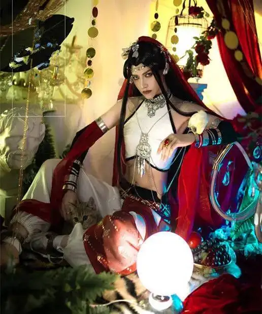 

TGCF cos Chinese TV Series Tian Guan Ci Fu Xie Lian Hua Cheng Cosplay Costume Xie Lian Yue Shen Loulan Cos Dress Hanfu Full Set