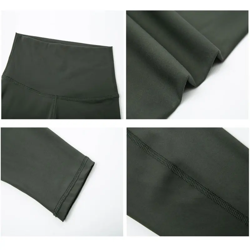 Nepoagym 7/8 EXPLORING Naked Feel Women Yoga Leggings Brushed Fabric Booty Yoga Pants Workout Tights for Sports Fitness