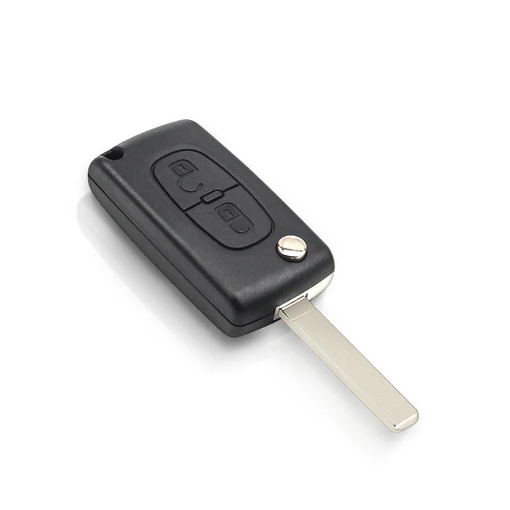 KEYYOU 433Mhz ID46 ASK/FSK 2 pulsanti chiave auto per Peugeot 207 307 407 208 308 408 607 chiave remota Partner