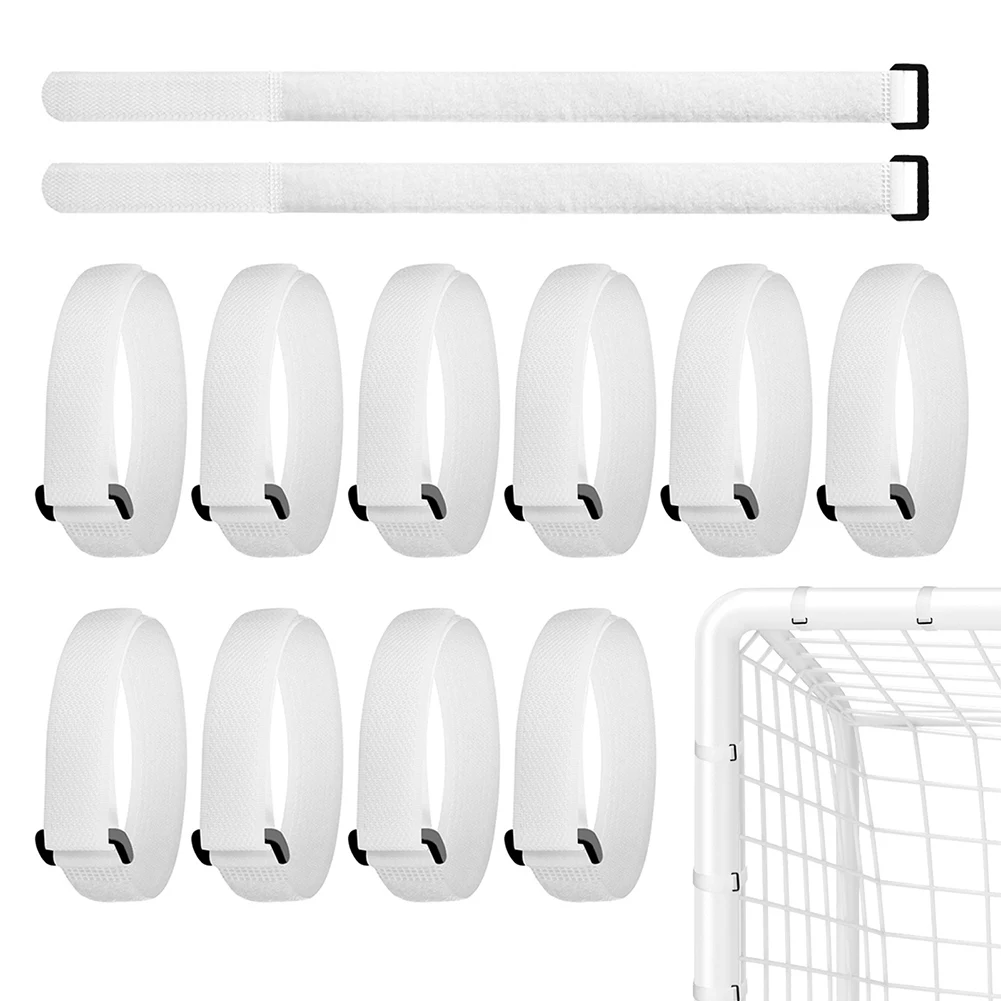 

10Pcs Soccer Net Straps Football Net Straps Buckle Design Football Awning Strap Heavy Duty Football Net Clips for Soccer Goals