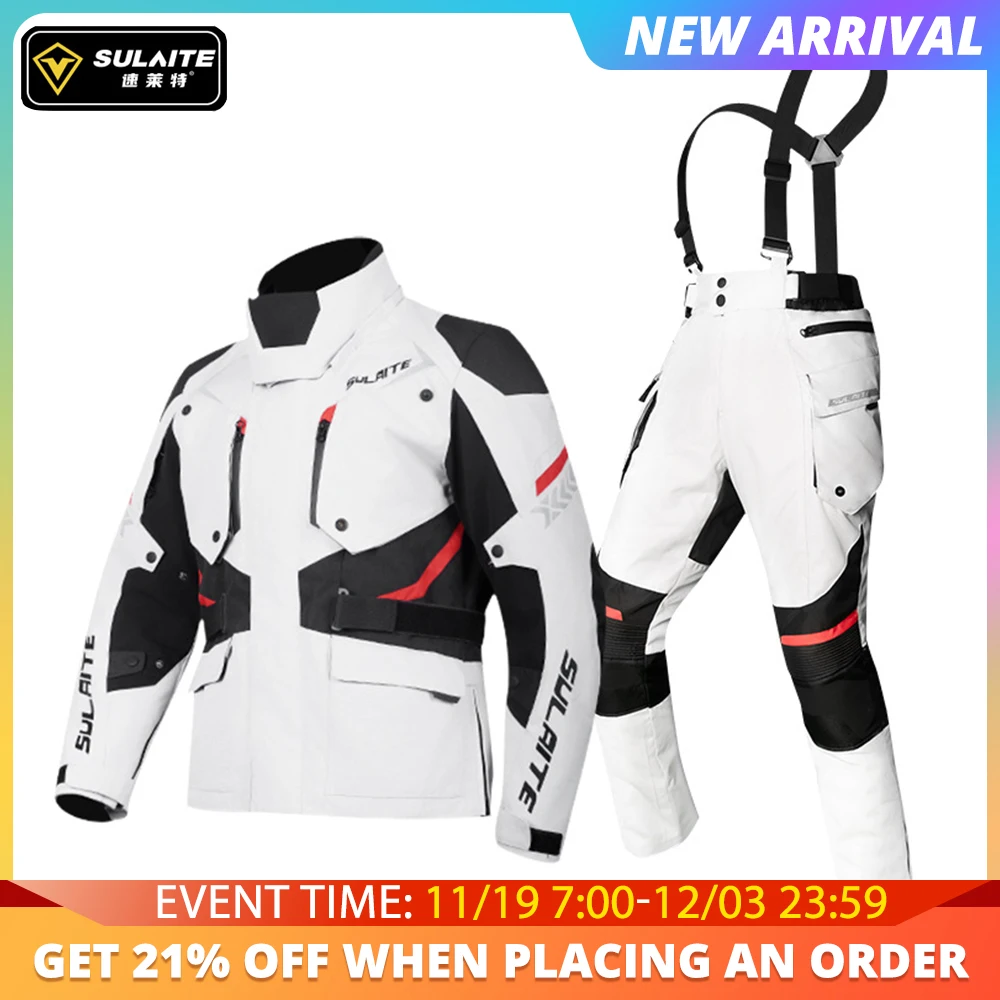 

Мотоциклетная куртка, брюки, зимняя мужская и женская мотоциклетная одежда, раллийная куртка, гоночное пальто, ветрозащитное с защитным снаряжением CE2