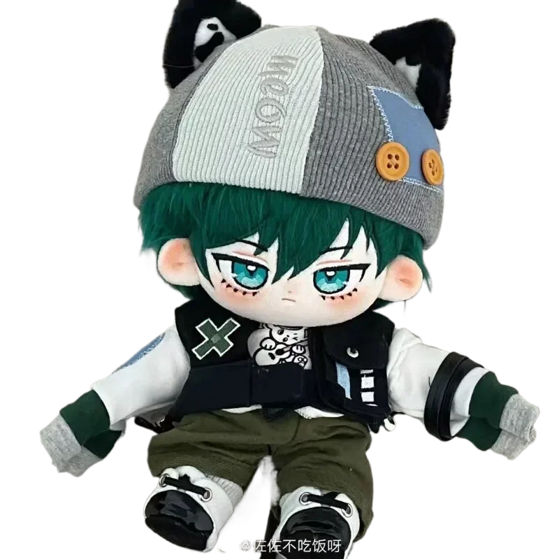 20cm Anime BL Rin Itoshi Kawaii Cosplay Plush Cotton Doll Body With Skeleton Cartoon Soft Plushies Model Toy Figures Gifts