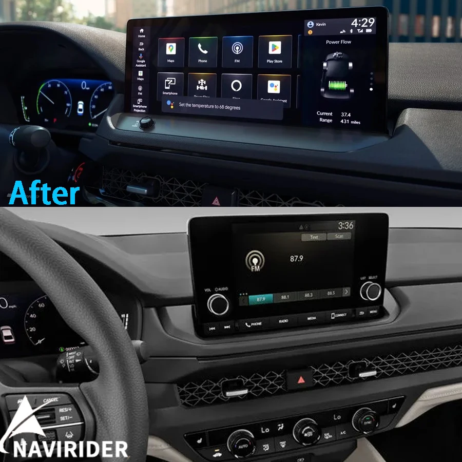 Android 15 qled Screen car radio For Honda Accord 11 2023-2026 GPS Navigation Car Multimedia Video Player Radio wireless Carplay