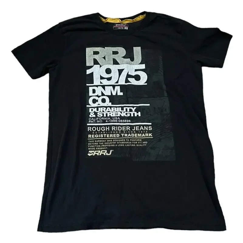 RRJ Shirt Rough Riders Jeans Streetwear Hip Hop y2k DMX Essential Men's Size XL