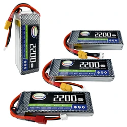 On Sale 3S Lipo Battery 11.1v 1300mah 1500mAh 1800mAh 2200mah 30C 40C 60C RC ToyCar Boats Drone Parts With XT60 T Deans