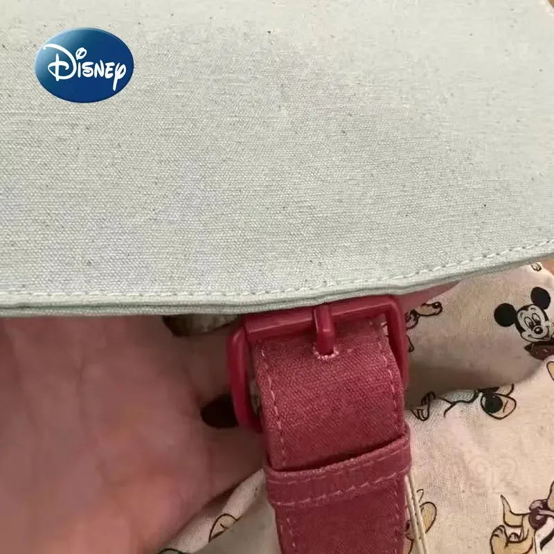 Disney-mochila de Mickey para mujer, morral escolar de gran capacidad, de alta calidad, con dibujos animados