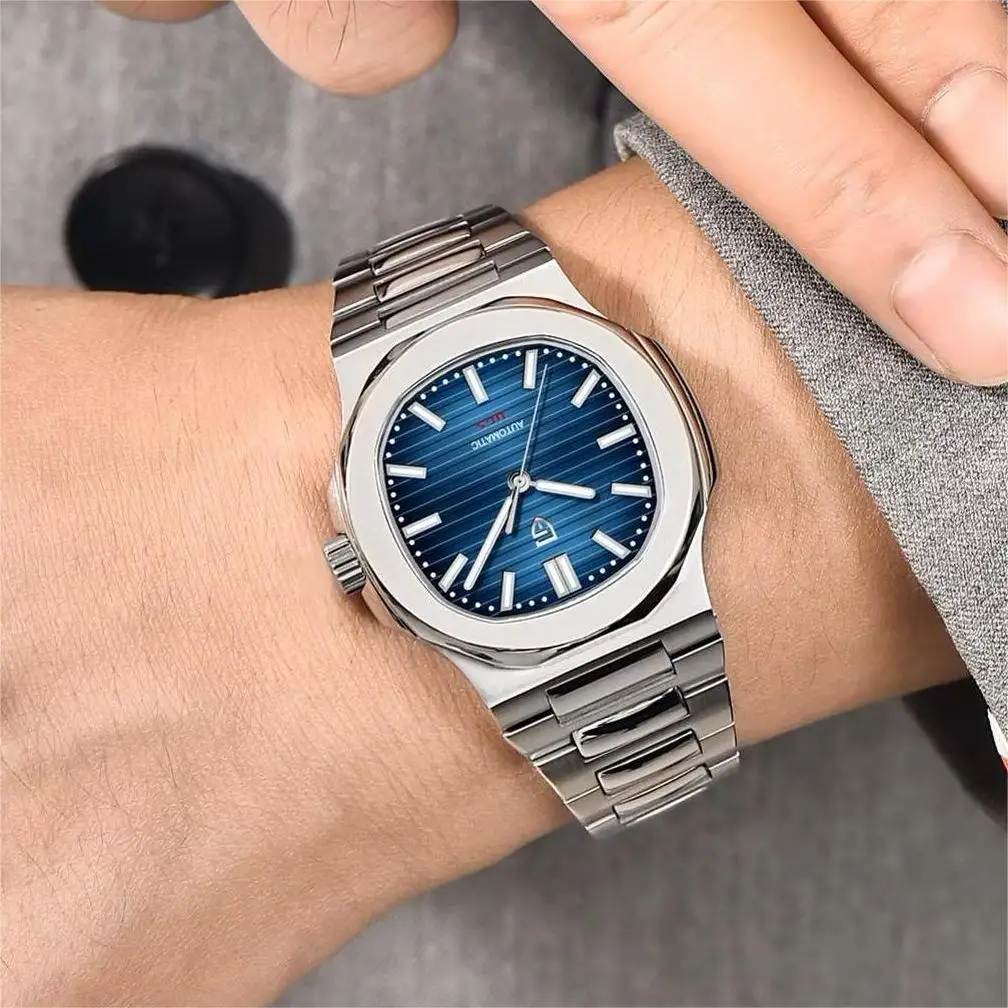 2025 New PAGANI DESIGN  Men's Mechanical  Automatic Watch Men AR Sapphire glass  Stainless steel Waterproof Clock
