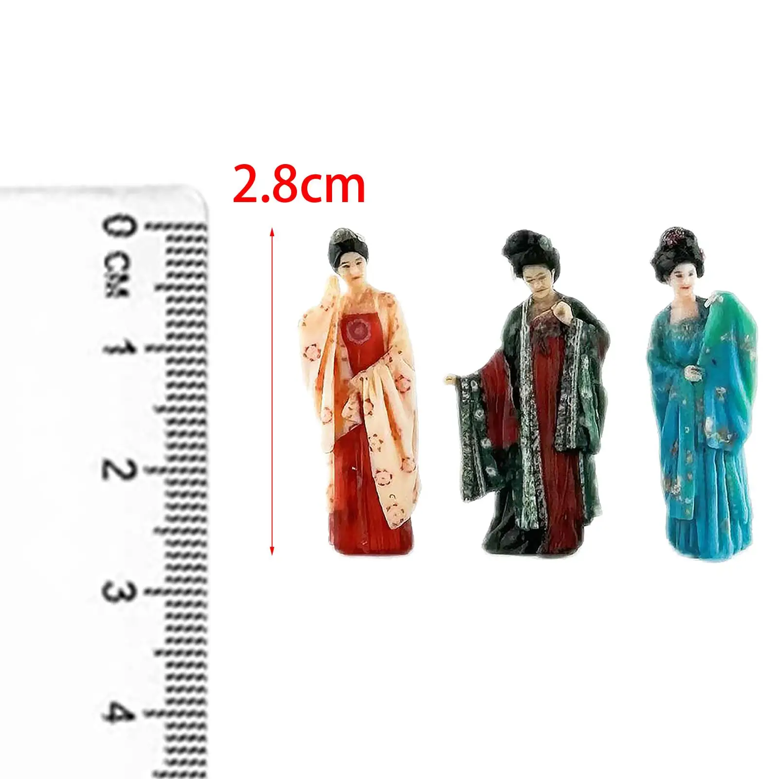 1/64 Figura de personagem realista Figuras de pessoas Escultura chinesa para