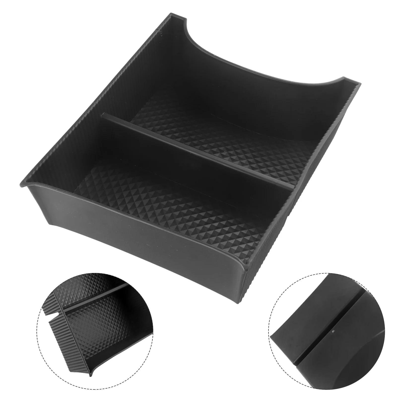 

For Hyundai 5 2021+ Center Console Storage Organizer Tray Made of ABS Designed for Front Installation and Practical Use
