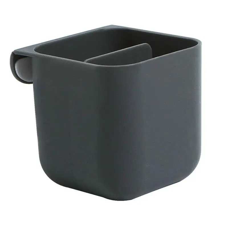 Stick On Desktop Pen Holder Tube Multifunctional Computer Desk Organizer Small Office Stationery Storage Container