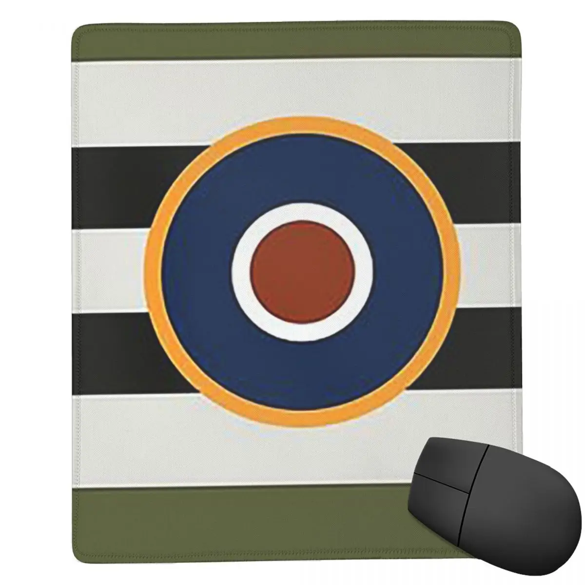 D-Day Stripes With RAF Roundel Mouse Pad Computer Keyboard Mouse Mat Gamer PC Laptop Desk Mat Office Accessories