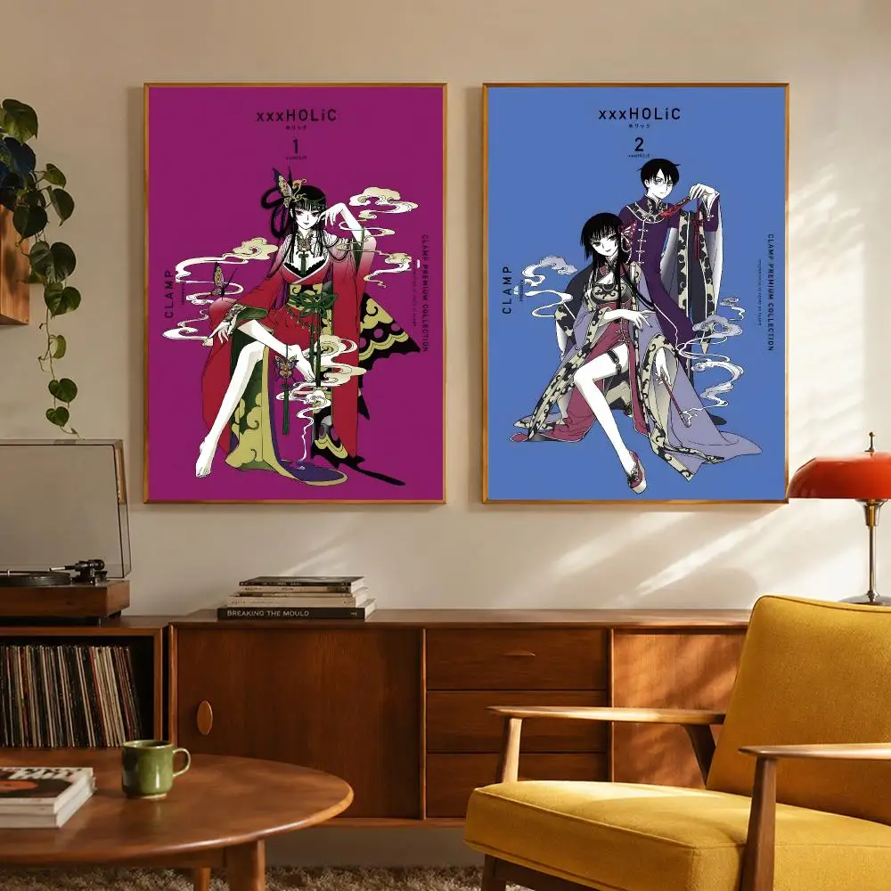 Supernatural Anime xxxHOLiC Poster Digital Solvent Print Waterproof PP Fade-Resistant Wall Art Room Decor Gift
