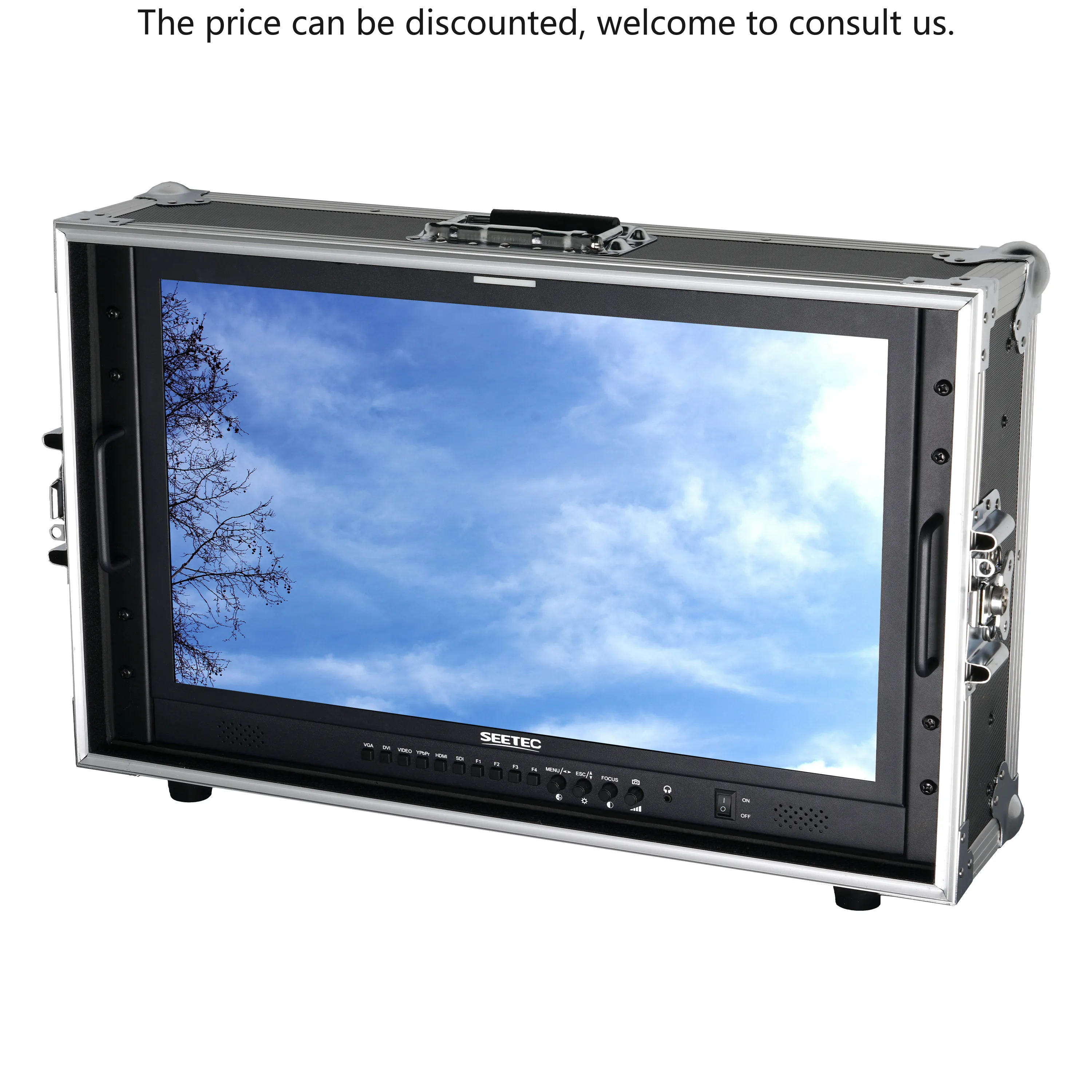 

SEETEC P238-9HSD-CO Carry-on Broadcast Monitor 23.8" IPS FHD, 3G-SDI/4K HDMI, Portable Director Monitor, OEM Factory Wholesale