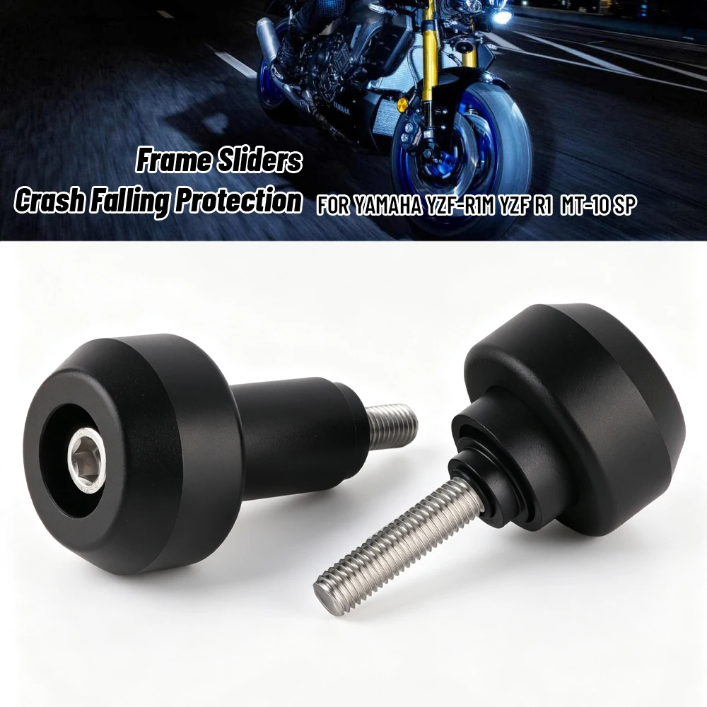 Motorcycle Frame Sliders Crash Protector Body Engine Fall Protection for Yamaha FZ-10 MT-10 SP 2016-2026 YZF-R1 YZFR1M 2015-2026