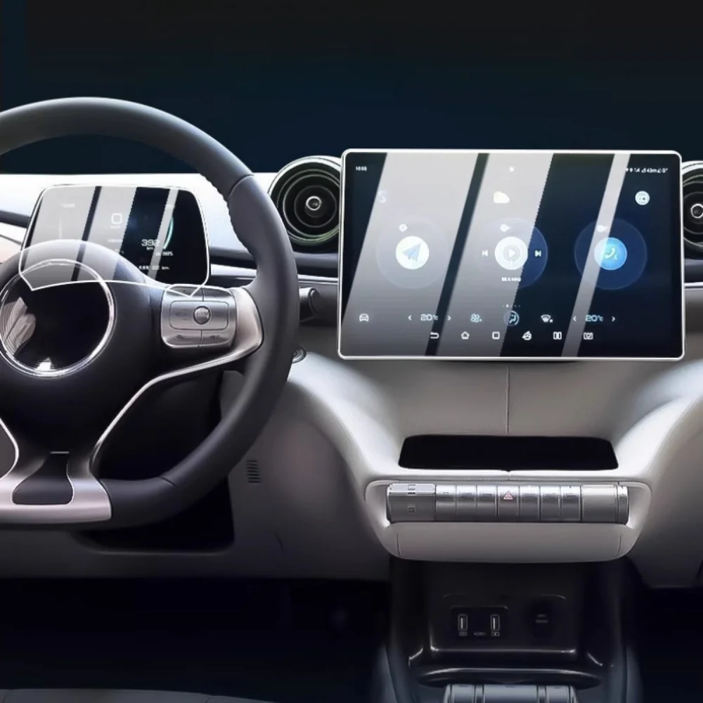 

10,1-дюймовый автомобильный GPS-навигатор, экран прибора для BYD Dolphin 2023-2025, закаленное стекло, устойчивая к царапинам защитная пленка