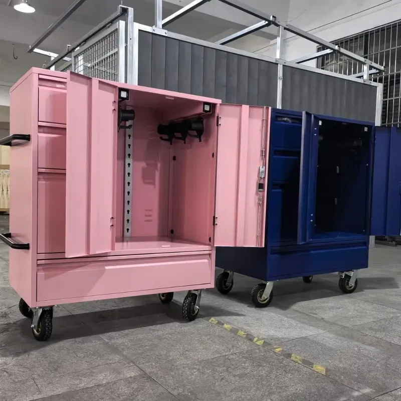 saddle harness box with wheels and drawers for storing harnesses