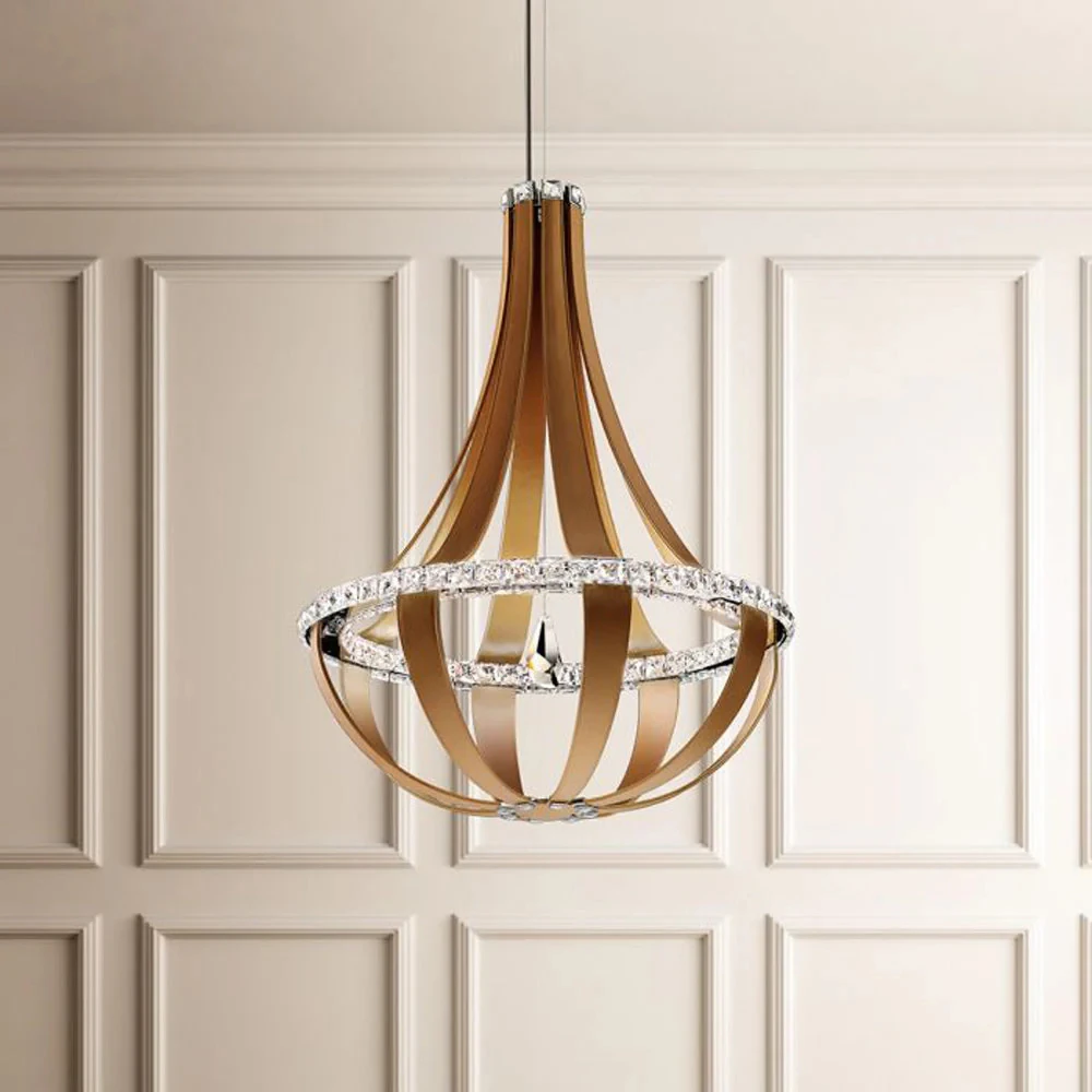 

Nordic Crystal Pendant Light Modern LED Ceiling Chandeliers Hanging Lamp for Living Room Dining Bedroom Home Decor Light Fixture