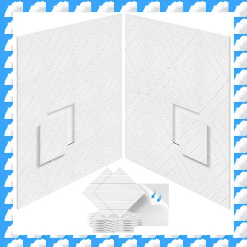 

ONGE 12 Pack Soundproof Foam Panels 12X12x0.4 Inch, Self Adhesive Acoustic Foam Panels For Acoustic Treatment