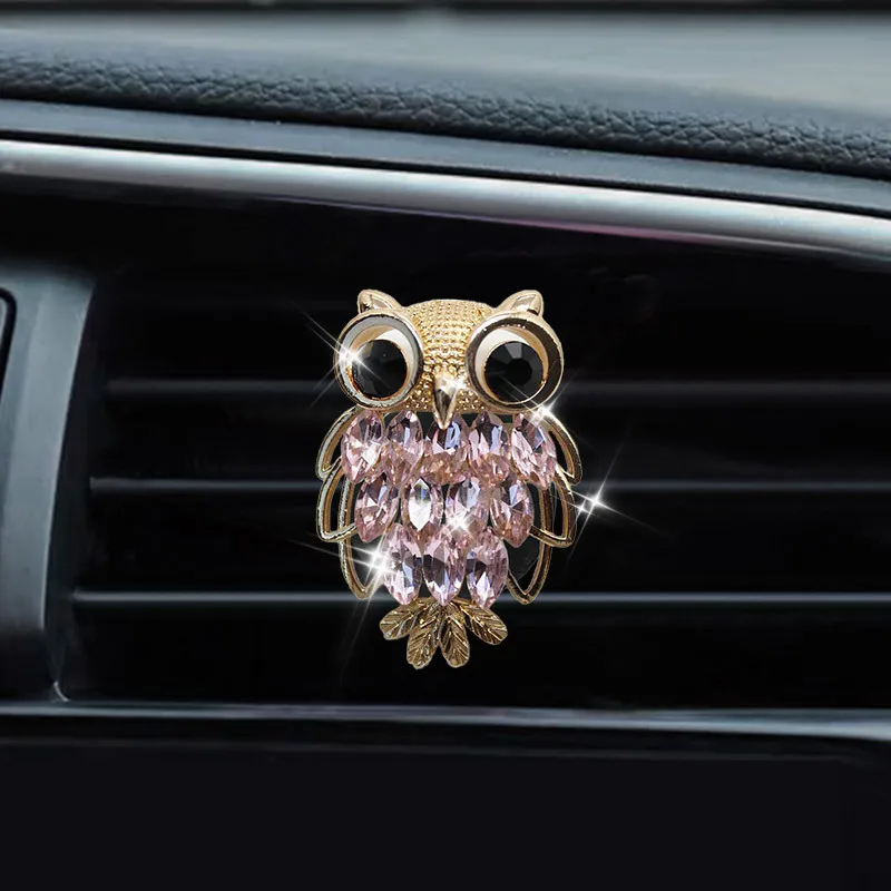 Owl Style car air freshener perfume bottle diffuser in the car auto Air conditioner outlet vent air Perfume clip