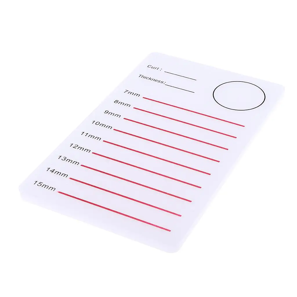 1 pièces r faux faux cils support support Pad cils Extensions colle palette support carte outil plaque conseil plaque