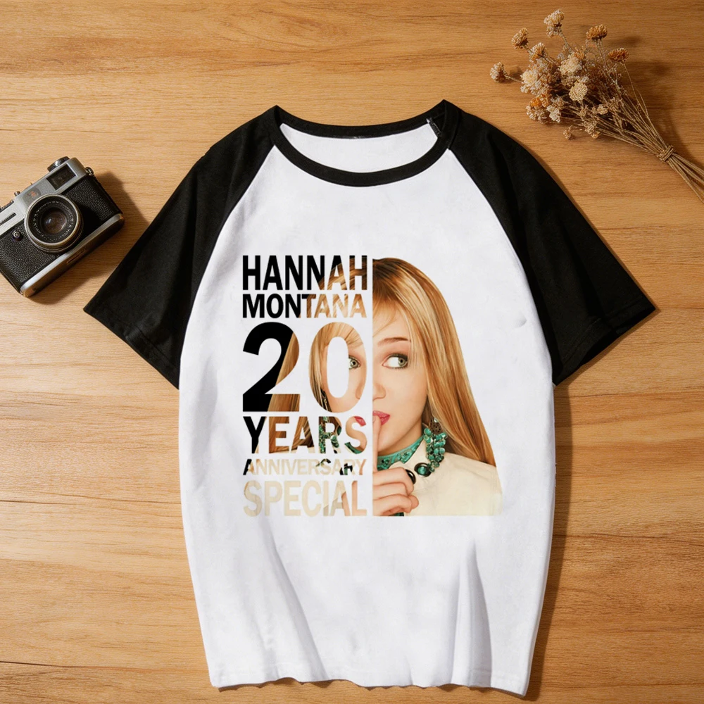 Hannah Montana t shirt female summer anime jojifuku japanese japan tshirt meme dollette cute