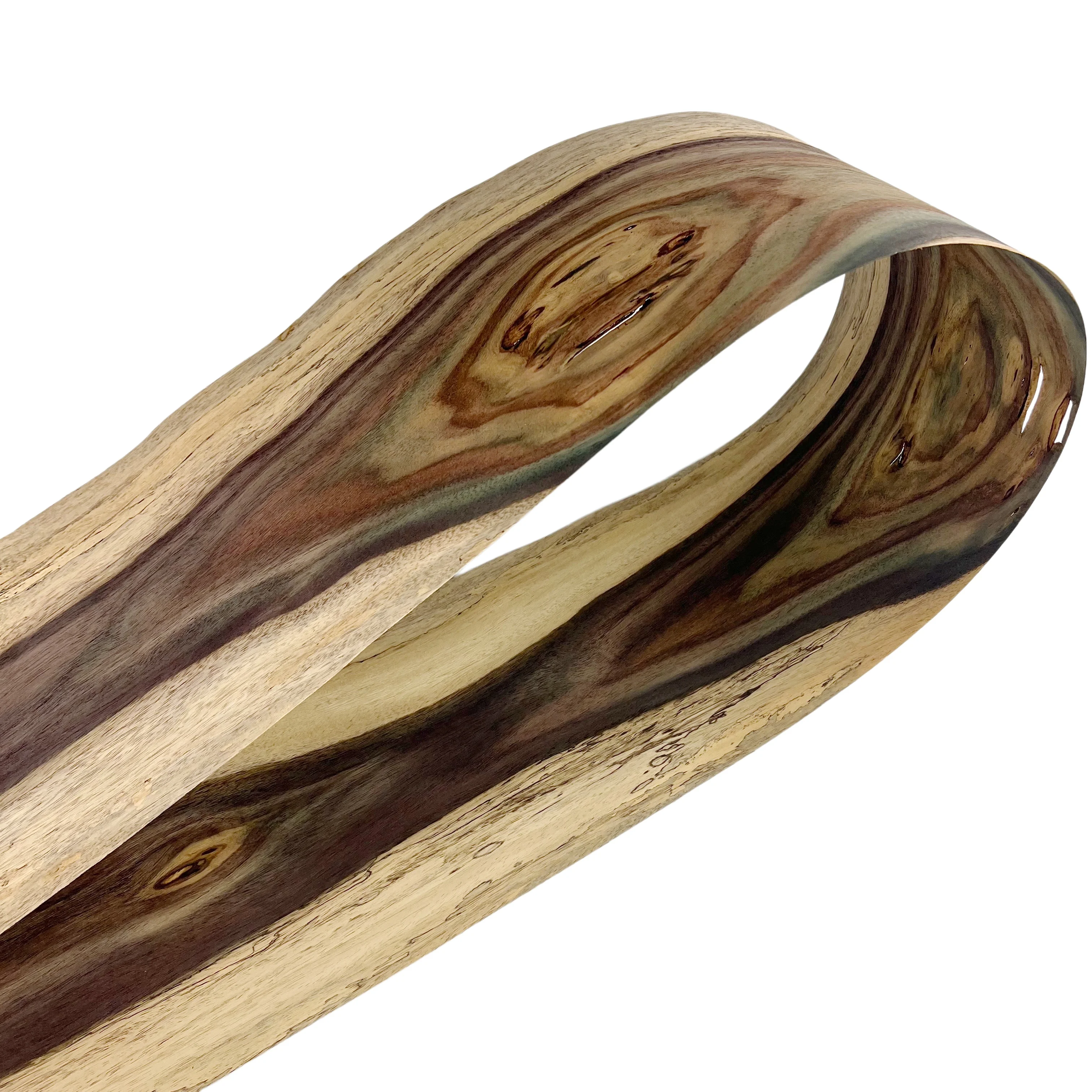 0.5MM Natural Purple Ebony Wood Veneer Sheet Guitar Body Suface Wood Veneer 2x0.2meters