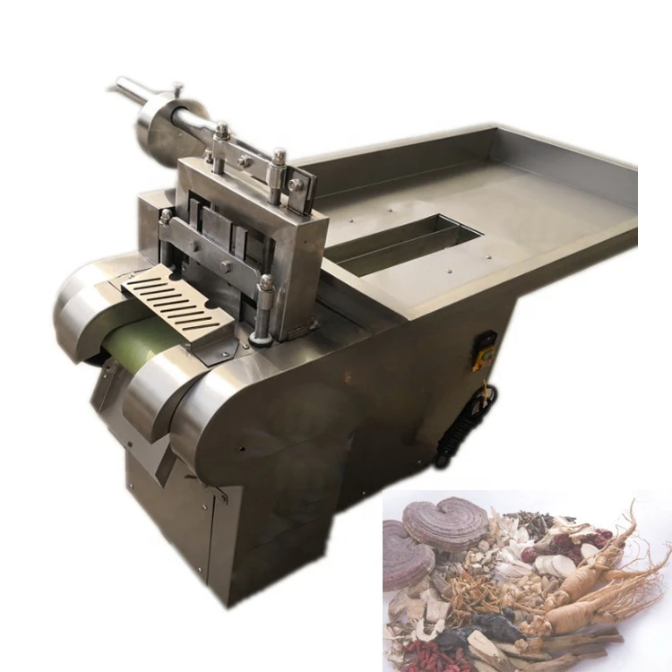 

Commercial herbal Root Chopping Machine Root herb Chinese cutting shredding slicing machine