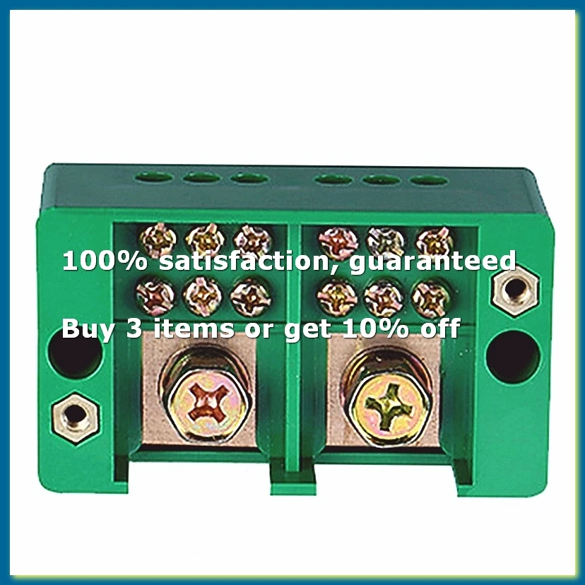 Single Phase 2-in 6 Outgoing Terminal Box Household Distribution Box Junction Box Terminal Block 220 V(6 Out)-A27I