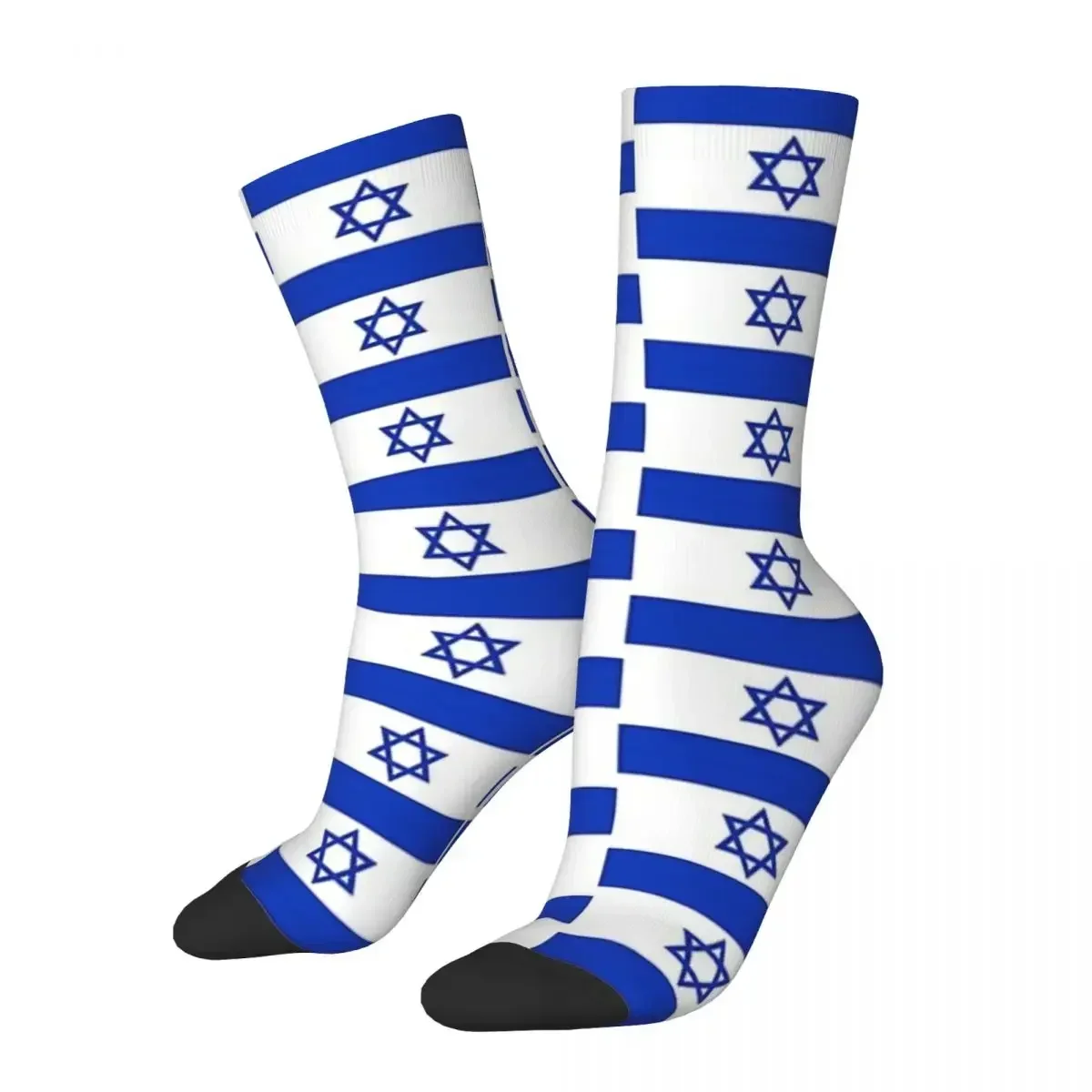 Israel Flag Socks Harajuku High Quality Stockings All Season Long Socks Accessories for Unisex Gifts