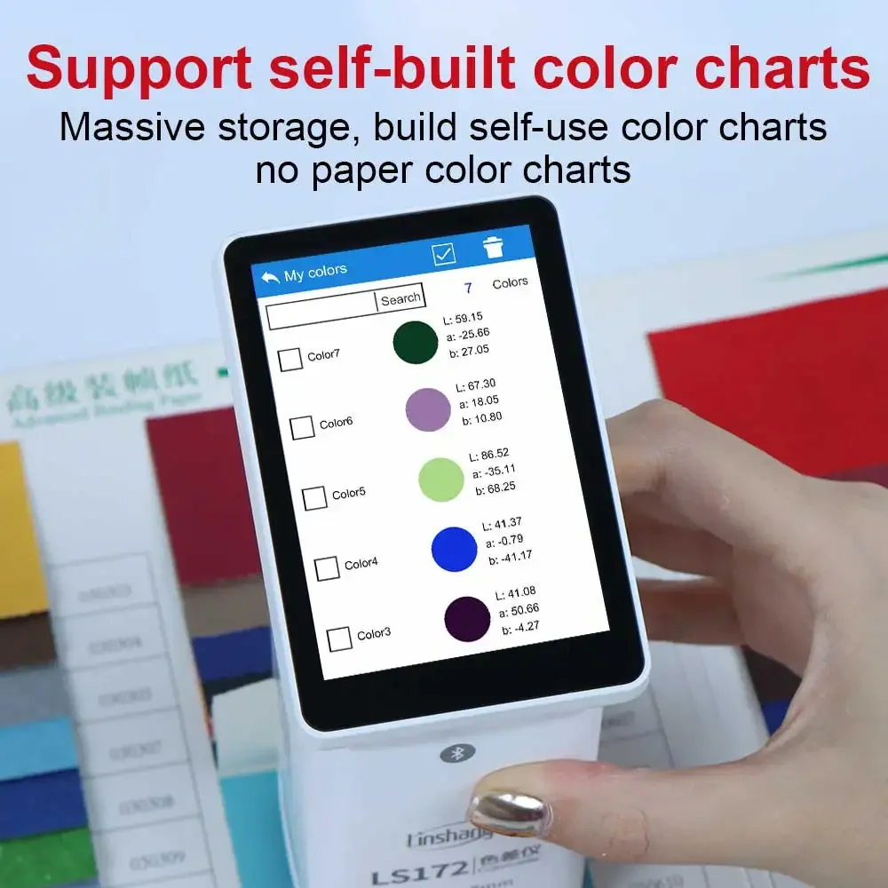 

IN STOCK Premium Color Meter LS172 45/0 Lab RGB CMYK Color Measuring Device Digital Colorimeter for Ink Printing