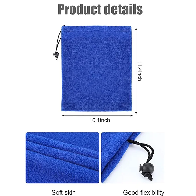 جديد للجنسين القطبية الصوف قابل للتعديل سميكة الرقبة أدفأ قناع الوجه سنود وشاح قبعة تزلج يندبروف الشتاء الرقبة الجراب بالاكلافا