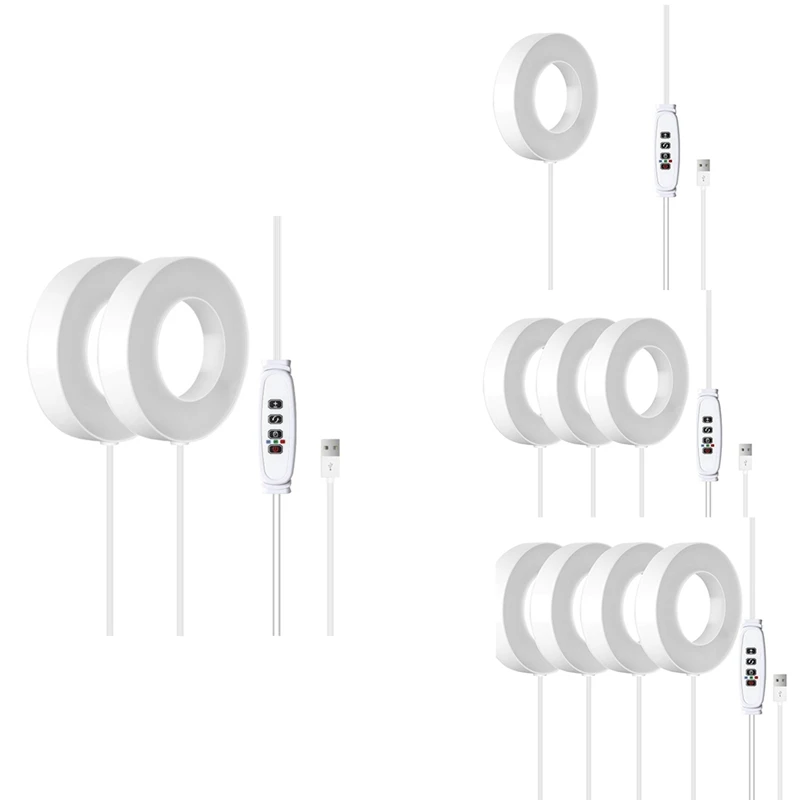 ABFU-フルスペクトル LED 成長ライト自動オン/オフタイマー天井キャビネット下ハロー植物成長ランプ赤と青の光