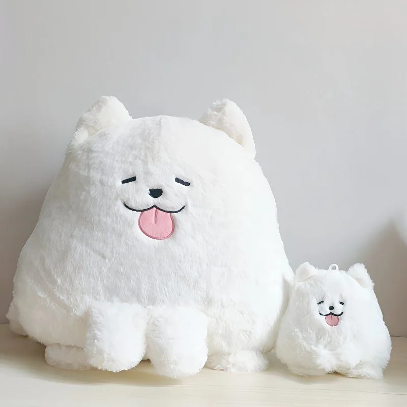 لطيف Samoyed 13 سنتيمتر ياي أفخم قلادة متعة عروسة كارتون الكلب الاتجاه لعبة وسادة الزينة الإبداعية مفاجأة دمية هدية عيد ميلاد