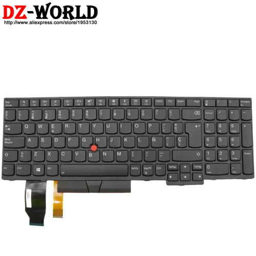 Imagen 2 del producto Teclado retroiluminado negro para Lenovo Thinkpad E580 E585 E590 T590 P53S L580 L590 P52 P72 P53 P73 01YP613 01YP716 01YP639 01YP604 01