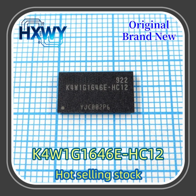 

3/30 pcs K4W1G1646E-HC12 BGA 1Gb GDDR3 SDRAM electronics original in stock