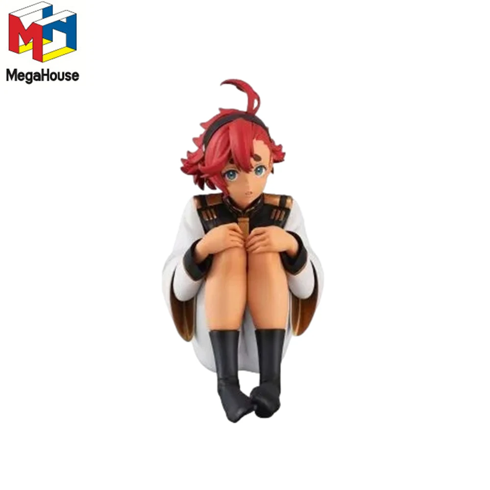 In Stock Original MegaHouse Suletta Mercury PVC 10cm Anime Character Collectible Display Figure Toy Gundam Desktop Gifts