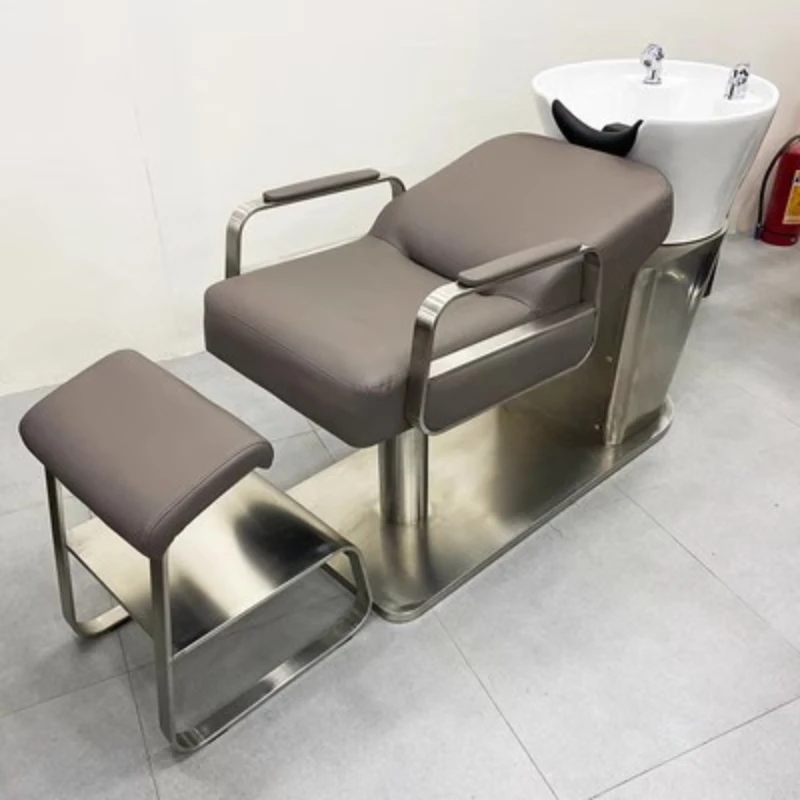 

Shampoo Spa Bed Hair Equipment Hairdressing Salon Washbasin Shaving Chairs Stylist Basin Professional Men Chair Chaise Coiffure