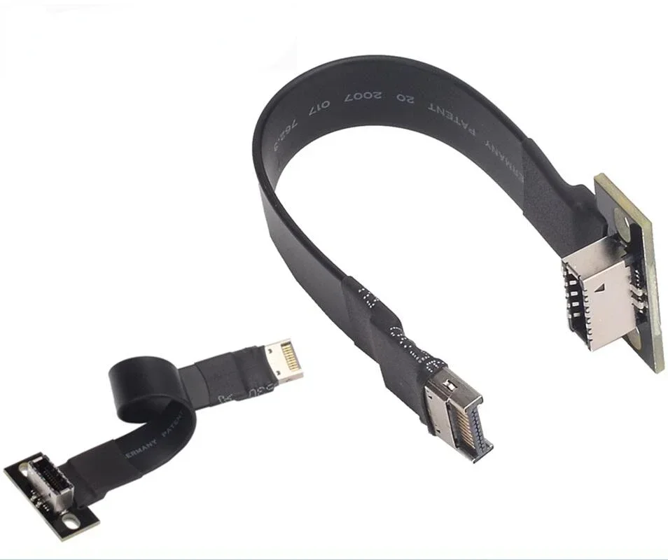 USB 3.2 GEN2x2 Type-E to Type-E Extension Cable Internal USB 3.2 Type E Male to Female 20Gbps Cable w Screw Hole for Motherboard