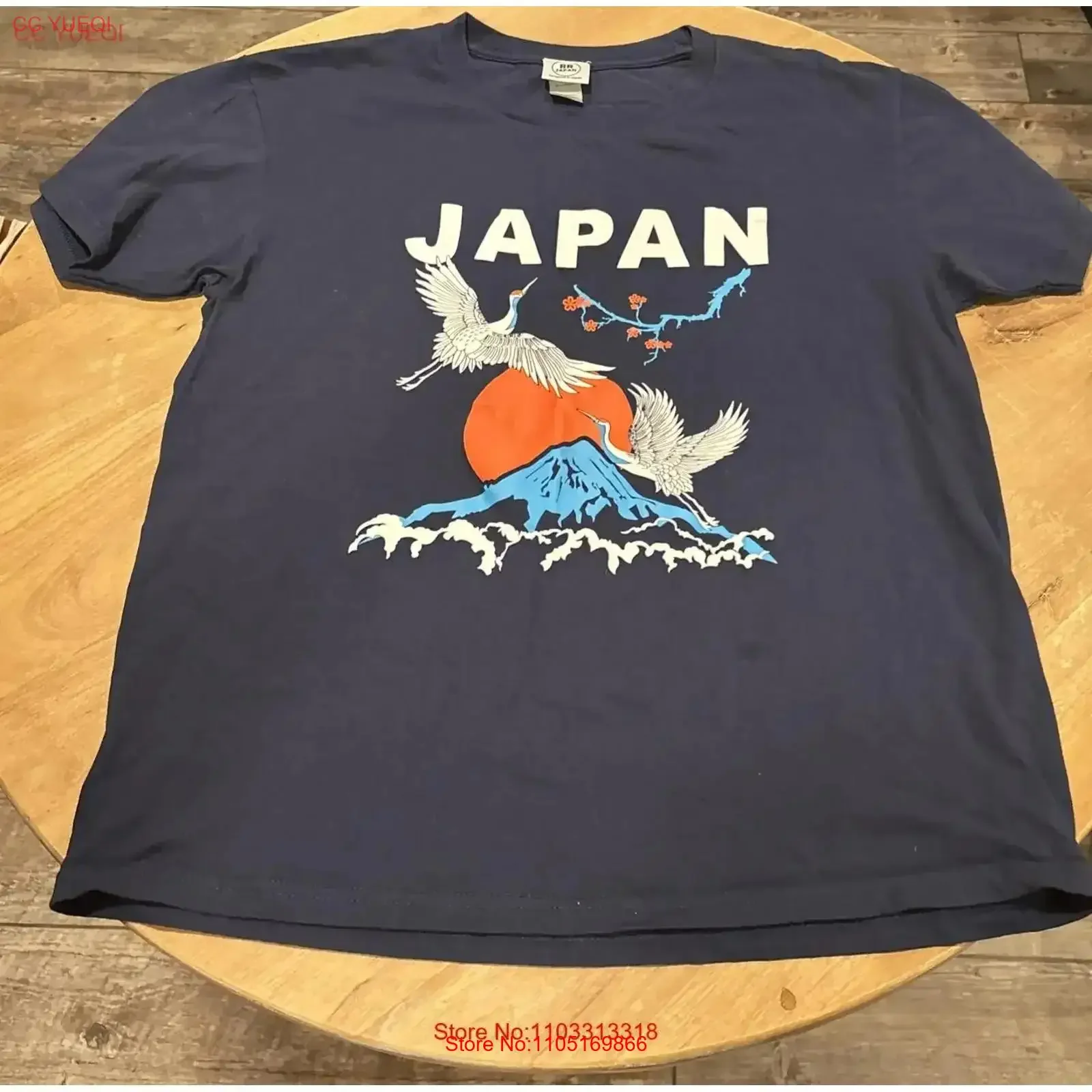 تي شيرت XL نادر ياباني Mt Fuji تي شيرت مصمم I m RR عتيق مغسول برسومات أوم ملابس غير رسمية مصممة على الموضة ناعمة قليلاً للجنسين