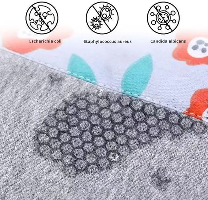 4 Pieces Reusable Graphene Incontinence Pads - Leak-Proof, Washable Sanitary Napkin for Elderly Care and Mobility Support view 7